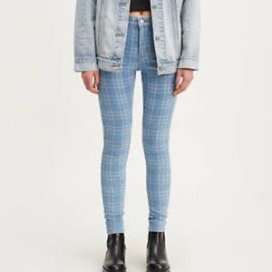 Levi’s plaid skinny jeans size 24